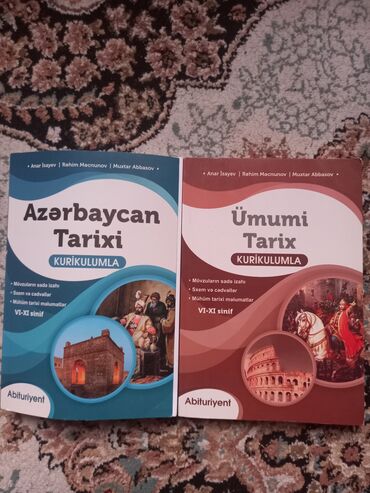 tarix kitabları: Azərbaycan,Ümumi Tarix İsayev, abuturiyentlər üçün ümumilləşdirlimiş