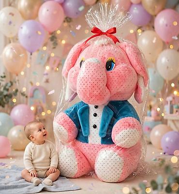 💖🐘 НОВЫЙ БОЛЬШОЙ МЕТРОВЫЙ СЛОН 💖 МЕТР 💗 В ПОДАРОЧНОЙ ОБЁРТКЕ 💓