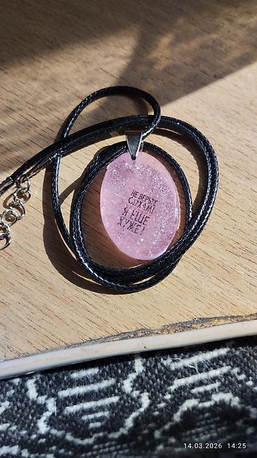 Наборы украшений: Набор авторских украшений из эпоксидной смолы с готическими и — 9