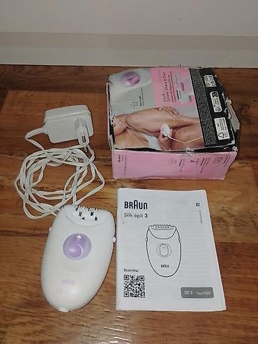 Električni depilatori: Braun Silk-épil 3 – epilator (model SE 3, Type 5320) - U paketu — 1