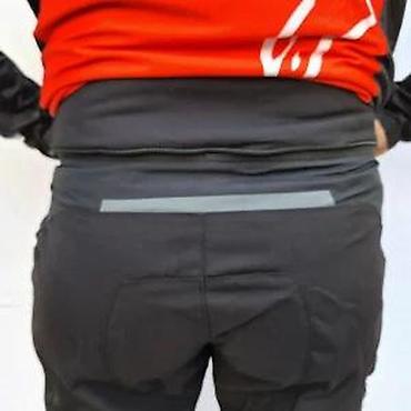 Sportska odeća: Pantalone za motor sa štitnicima Dainese Air Tex crno crvene — 21