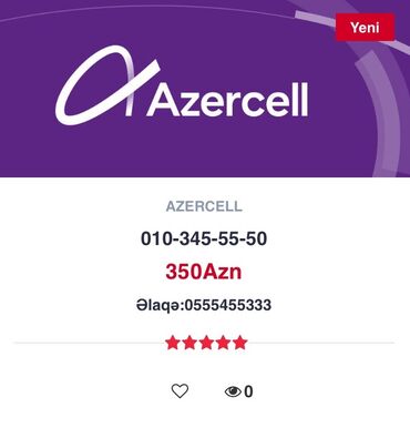 azercell data kart 12 azn: Yeni Azercell Nömrələri