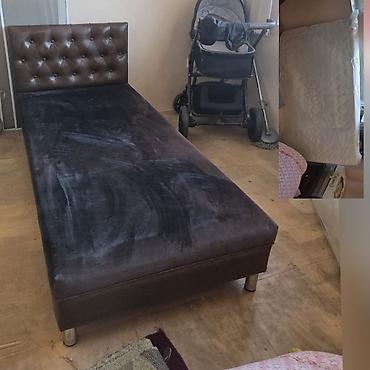 İşlənmiş, Təknəfərlik çarpayı, Bazalı, Matras ilə, Siyirməsiz