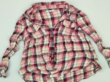 elegancka bluzka z długim rękawem: Shirt 4-5 years, condition - Very good, pattern - Cell, color - Multicolored