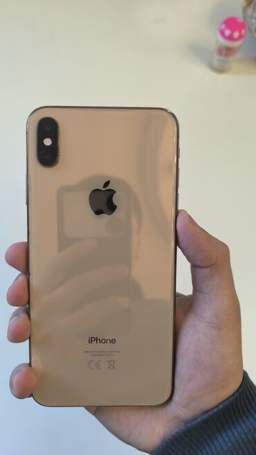 Apple iPhone: IPhone Xs Max, 256 GB, Qızılı, Barmaq izi, Face ID