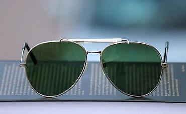 Naočare: Vintage Aviator Sunčane naočare WW Zelene lećeII. Vintage 1960-te — 1