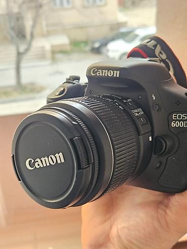 Фото и видеокамеры: 350 AZN 🆘🆘Canon EOS 600D DSLR fotoaparat + Canon EF-S 18-55mm IS II — 1