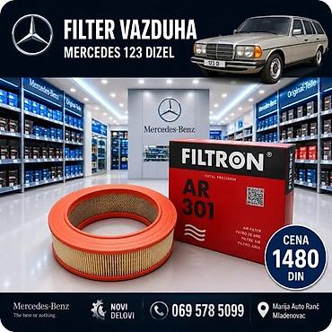 Filteri vazduha motora: MERCEDES 123 KOMBI MB100 T1 FILTER ULJA GORIVA VAZDUHA | Filter ulja — 2