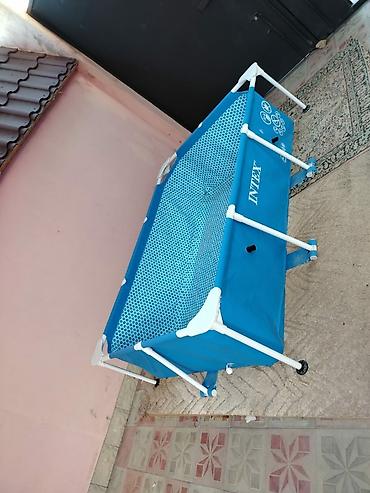 Karkas hovuzları: INtex Rectangular Frame Pool – karkaslı bağ hovuzu - Model: Intex — 1