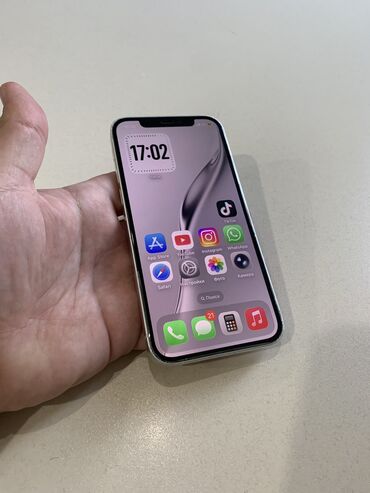 rəsmi 14 c: IPhone 12, 64 GB, Ağ, Simsiz şarj, Face ID