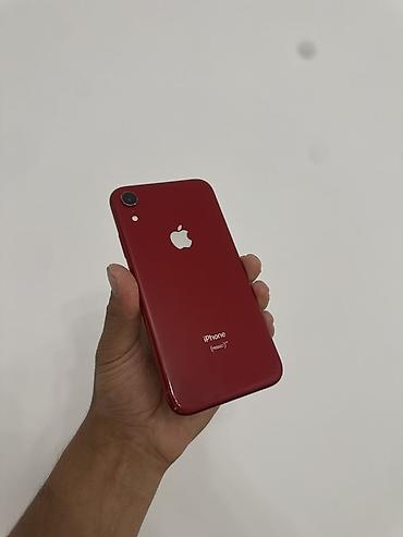 IPhone Xr, Б/у, 128 ГБ, Красный, 79 %
