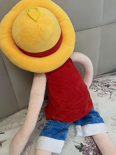 labubu nece manatdir: One Piece üslubunda Luffy yumşaq oyuncaq. Böyük ölçülü, uzun qollu və — 3