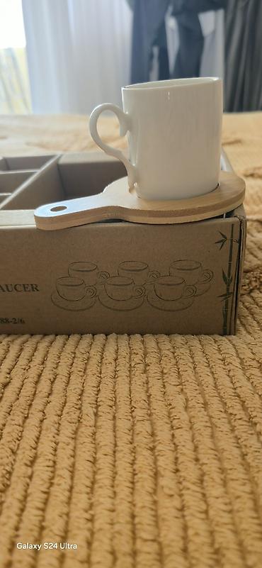 coffee lavazza: Qəhvə dəsti, rəng - Ağ, Keramika, 6 nəfərlik — 3