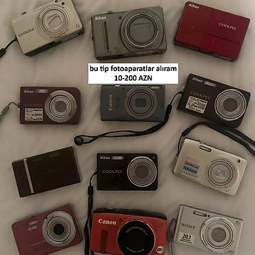 canon video: Fotoaparat alıram. Şəkildəki tipdə fotoaparatlar alıram. Canon, Sony — 1