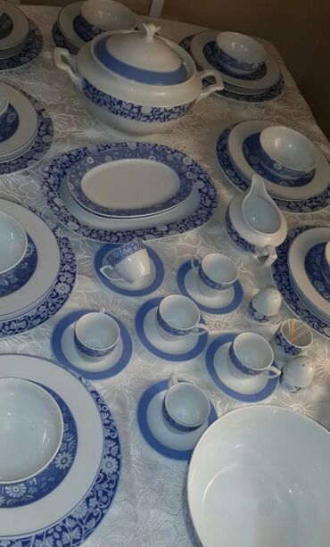 Nahar dəstləri və servizlər: Nahar dəsti, rəng - Ağ, Farfor, 12 nəfərlik, Türkiyə — 10