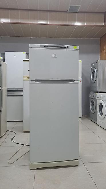 təzə soyuducular: Indesit iki kameralı soyuducu - Üst hissədə dondurucu bölmə, əl — 3