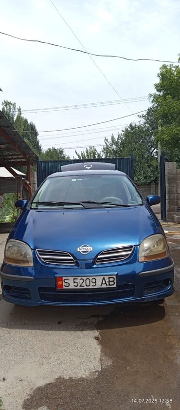 толк сатам: Nissan Almera Tino: 2000 г., 1.8 л, Механика, Бензин, Хэтчбэк