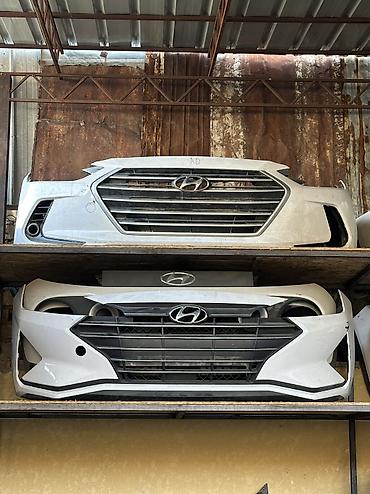 Бампер и комплектующие: Бампер Hyundai, Б/у, Оригинал — 12