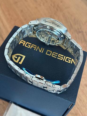 pagani design: Yeni, Qol saatı, Panerai Luminor, rəng - Gümüşü — 2