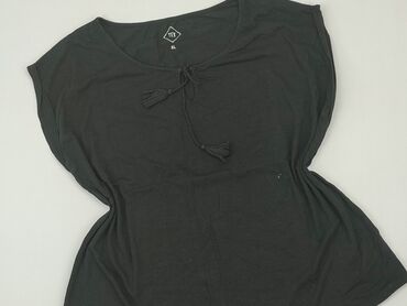 bluzki białe koronką krótki rękaw: Blouse, TEX, XL (EU 42), condition - Good