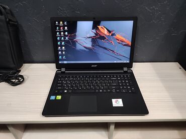 Ноутбук, Acer, 8 ГБ ОЗУ, 15.6 ", Б/у, Для работы, учебы, память SSD