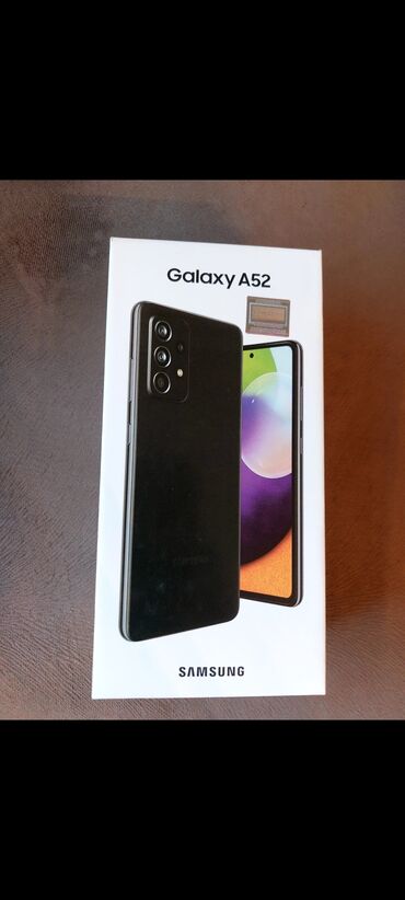 azerbaycan telefon fiyatları iphone: Samsung Galaxy A52, 128 GB, rəng - Qara, Face ID, Sensor, Barmaq izi