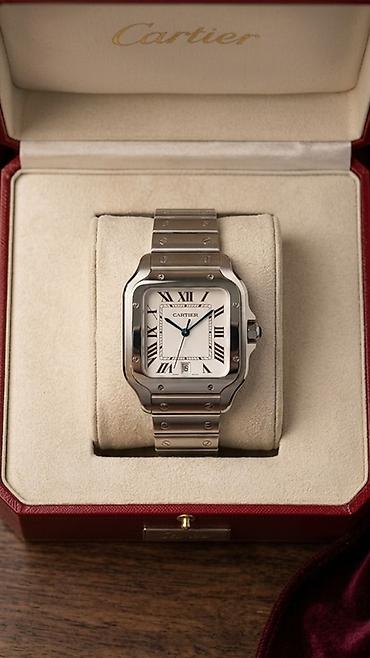 cartier azerbaijan: Yeni, Qol saatı, Cartier, rəng - Gümüşü — 2