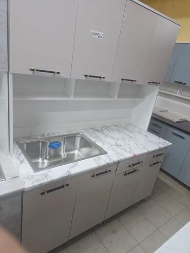 Кухонные гарнитуры: Кухонный гарнитур, Новый, цвет - Белый, ДСП, Платная доставка — 10