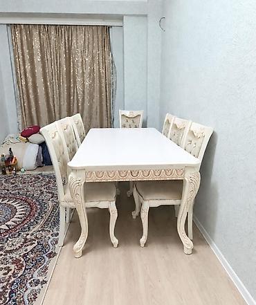 Qonaq otağı üçün, İşlənmiş, Açılan, 8 stul lalafo.az -da Qonaq otağı üçün, İşlənmiş, Açılan, 8 stul