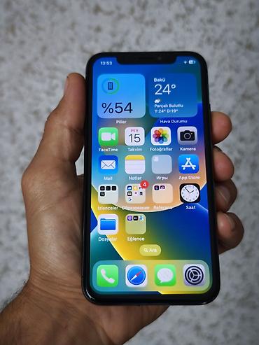 interlok tikis masini: IPhone X, Space Gray, Face ID — 7