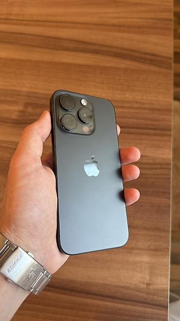 IPhone 15 Pro, 256 GB, Qara, Face ID lalafo.az -da IPhone 15 Pro, 256 GB, Qara, Face ID