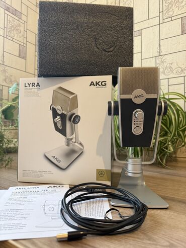 rode nt1: Продаю топовый USB-микрофон 🎙️ AKG Lyra C-44, брала в Германии