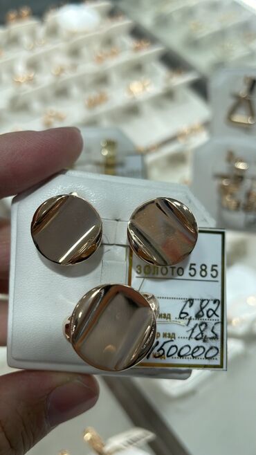 Серьги: Серьги, Проба 585, Без вставки, Женские — 15