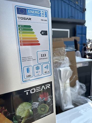 freezer: Холодильник TOEAR TOR-100S, двухкамерный (верхняя морозильная камера) — 3