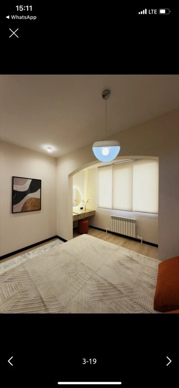 Продажа квартир: 1 комната, 45 м², 106 серия улучшенная, 5 этаж, Дизайнерский ремонт — 3