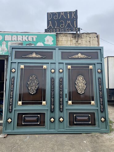 Həyət darvazaları: Eni-3 Hündürlük-2.60 Çərçivə-8lik Şveller,List-2.5,Profil -da lalafo.az — 12 Həyət darvazaları: Eni-3 Hündürlük-2.60 Çərçivə-8lik Şveller,List-2.5,Profil — 12