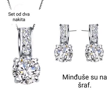 pepco nova varos: Just Cavalli, Set: Minđuše, Ogrlica, Privezak, Materijal: Cirkon