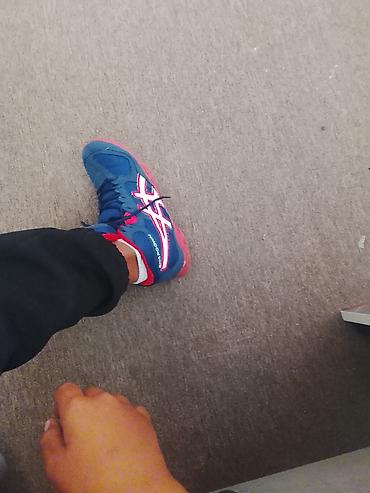 Мырзалардын бут кийими: Эркектердин кроссовкасы, 41, Asics, Колдонулган, түсү - Көк, Өзү алып кетүү — 2