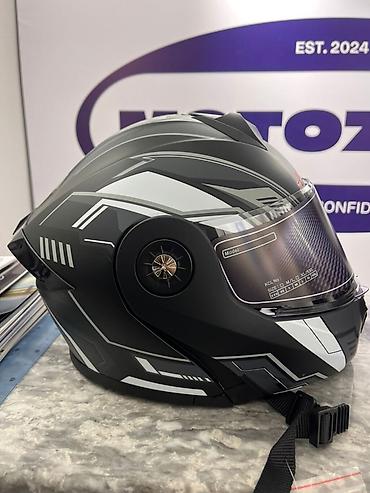 Moto dəbilqə – Andos Helmets (modular) - Korpus: aerodinamik formaya at lalafo.az Moto dəbilqə – Andos Helmets (modular) - Korpus: aerodinamik formaya