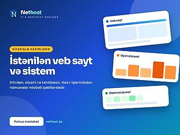 kub hesablama: Veb saytların hazırlanması | Hosting — 1