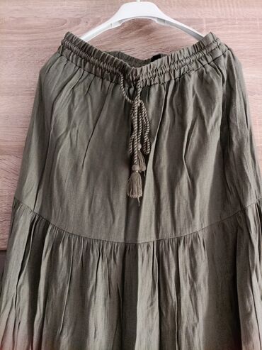 leprsave haljine: XS (EU 34), Midi, color - Khaki