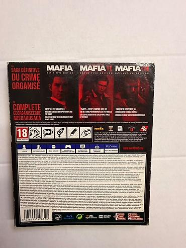 sony dvd: PS4 – Mafia Trilogy (2K) Paket tərkibi: - Mafia: Definitive Edition — 6