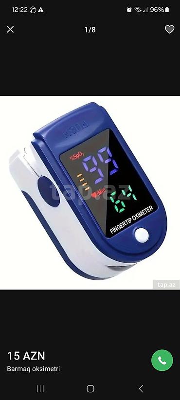 pulse oximeter: Pulsometr və oksimeter ikisii birində, qanda oksigenin miqdarını — 4