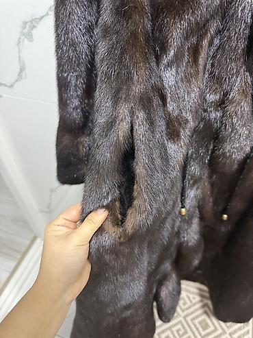 Шубы: Шуба, Норка, Длинная модель, Италия, L — 4