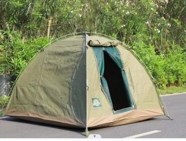 Кровати: Палатка очень плотного материала. размер: 300х300х230 количество