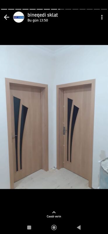 Otaq qapıları: Yeni Otaq qapısı Zamok ilə, Zəmanətli, Pulsuz quraşdırma, Rayonlara çatdırılma, Pulsuz çatdırılma -da lalafo.az — 4 Otaq qapıları: Yeni Otaq qapısı Zamok ilə, Zəmanətli, Pulsuz quraşdırma, Rayonlara çatdırılma, Pulsuz çatdırılma — 4