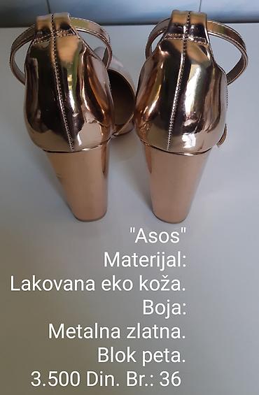 Salonke: ASOS ženske cipele sa kaišićem oko članka. - Materijal: lakovana eko — 8