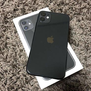 Apple iPhone: IPhone 11, Б/у, 64 ГБ, Черный, Коробка, 81 % — 1