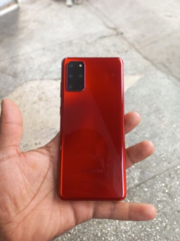 телефоны в аренду: Samsung Galaxy S20 Plus, Б/у, 256 ГБ, цвет - Красный, 1 SIM