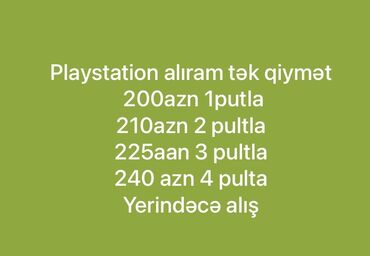 PS3 (Sony PlayStation 3): Yazdığınız gün ərzində alış həyata keçirilir